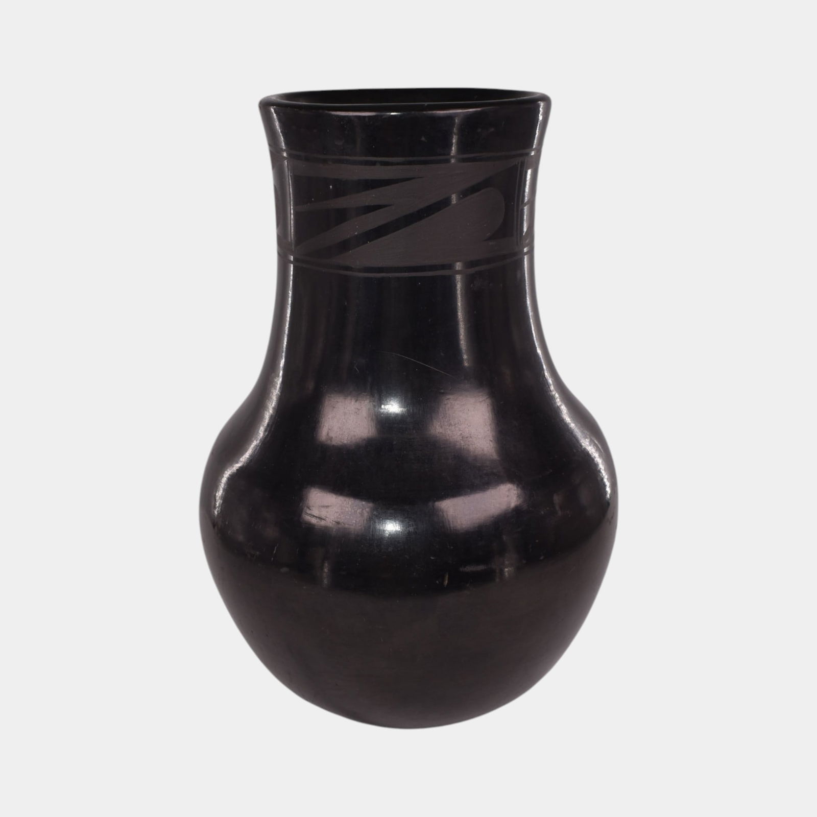 Southwest Native American Santa Clara Blackware By Carmel Romero (1 of 8)