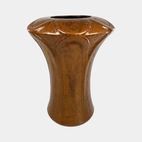 Fulper 1917-23 Arts And Crafts Pottery Copper Dust Crystalline Ceramic Vase 592