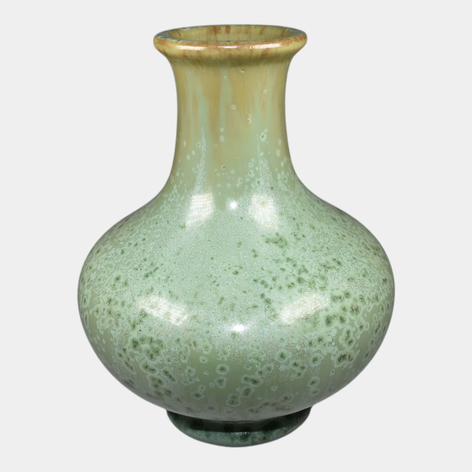 Fulper Arts And Crafts Pottery Crystalline Green Glaze Ceramic Vase 97 (1 of 6)