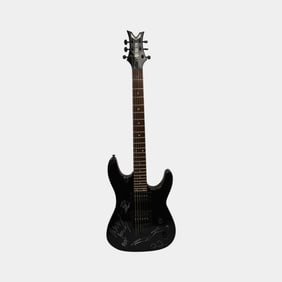 Bobaflex Band Hand Signed Dean Vendetta Black Electric Guitar
