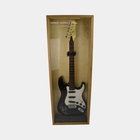 Alice Cooper "Prince Of Darkness" Signed Framed Karera Electric Guitar