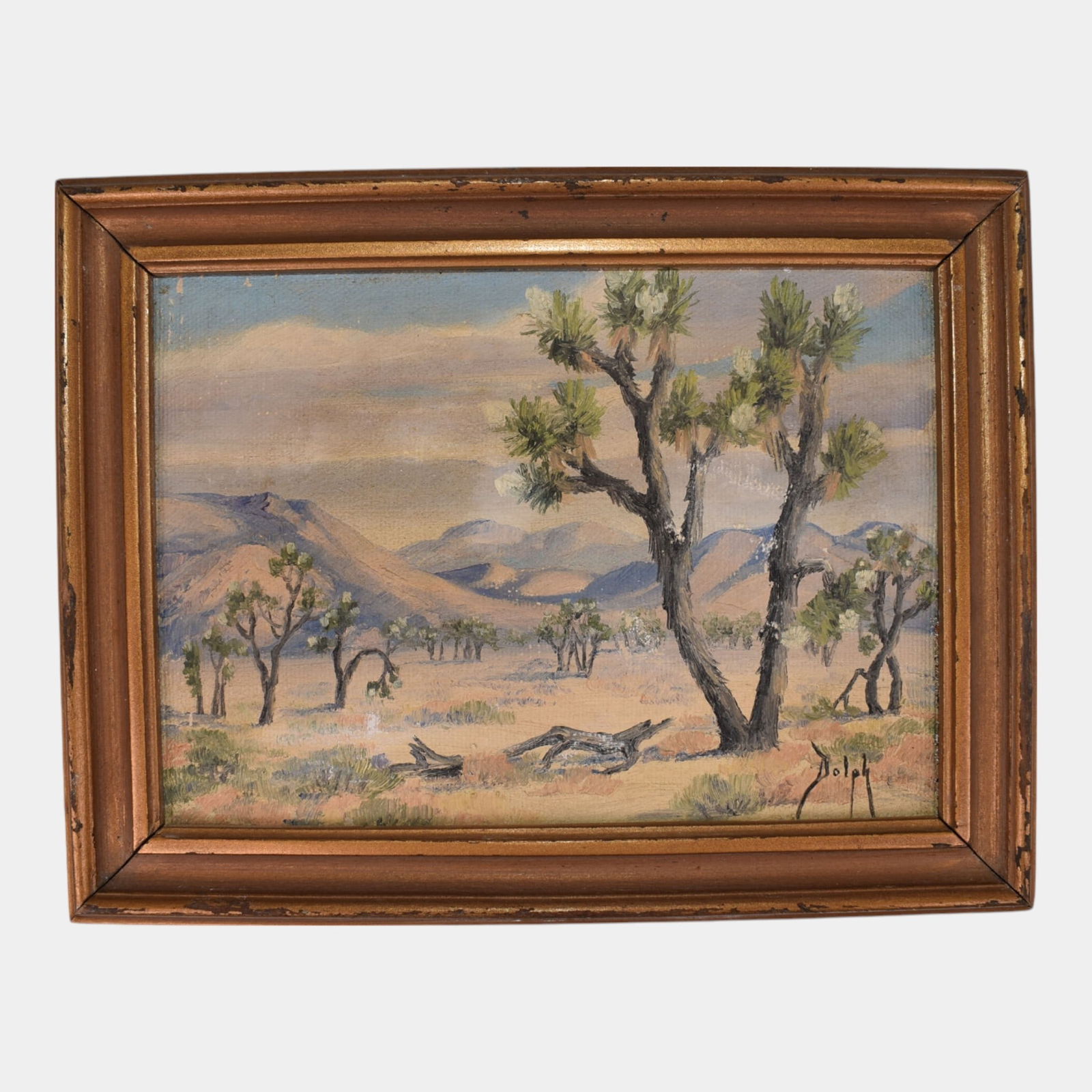 Marie Dorothy Dolph (American, 1884-1979) Framed Scenic Desert Painting (1 of 3)