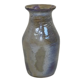 Pewabic Detroit 1940s Art Pottery Iridescent Vase