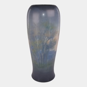 Rookwood Pottery 1922 Scenic Landscape Vellum Vase 2305 Hurley