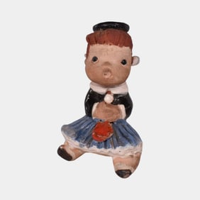 Thelma Frazier (1908-1977) Winter Art Deco Signed Figurine