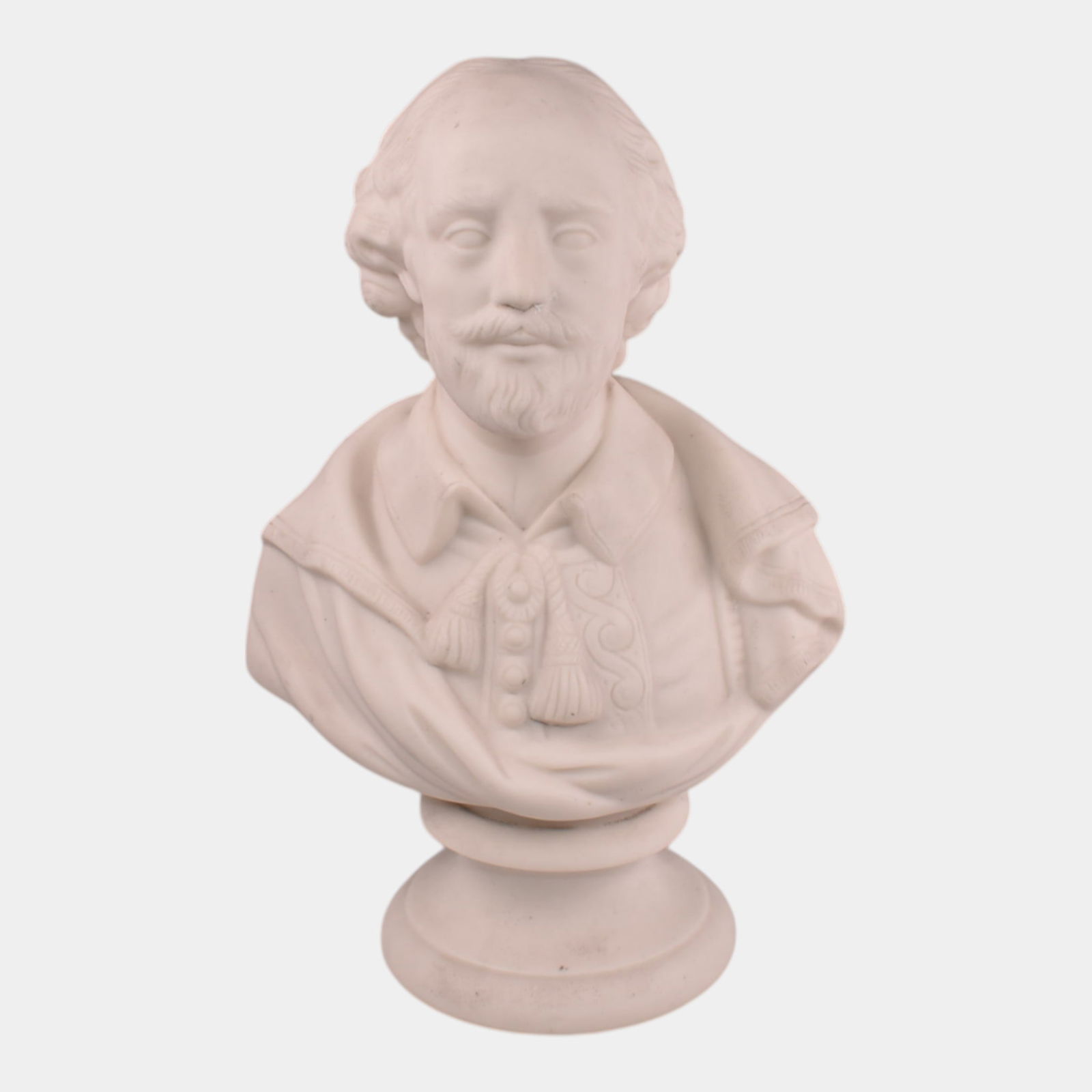 19th Century White Parian Ware William Shakespeare Bust (1 of 6)