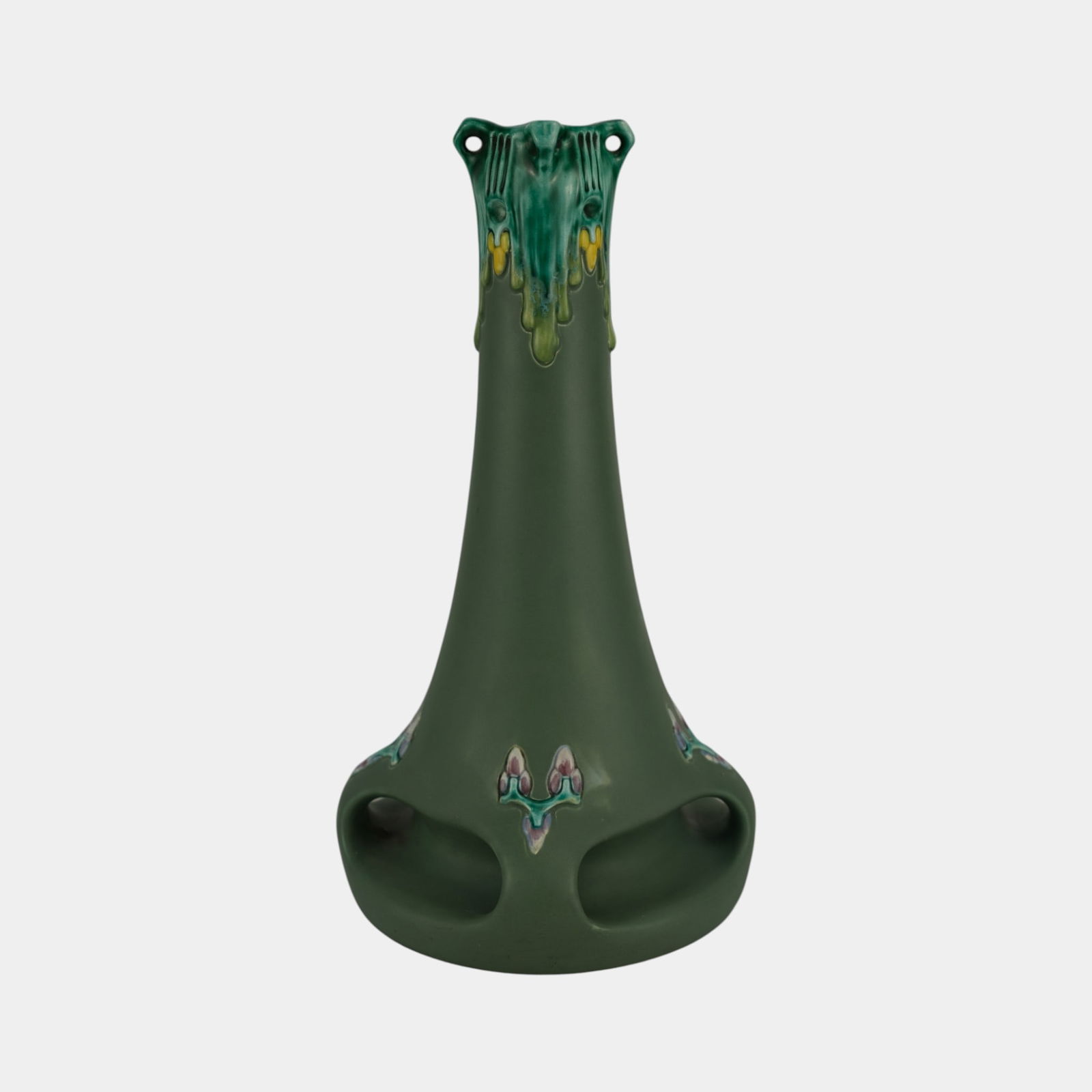 Julius Dressler Austrian Vintage Art Pottery Ceramic Vase (1 of 6)