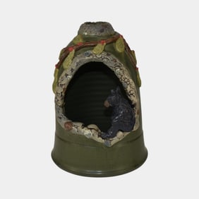 Ephraim Faience 2022 Hand Made Pottery Home Is Where The Hearth Is Lantern