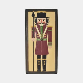 Motawi Tileworks Art Pottery Christmas Nutcracker Ceramic Tile