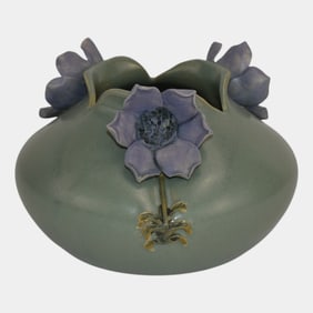 Pratt Clay Studio 2011 Vintage Art Pottery Ceramic Flower Vase
