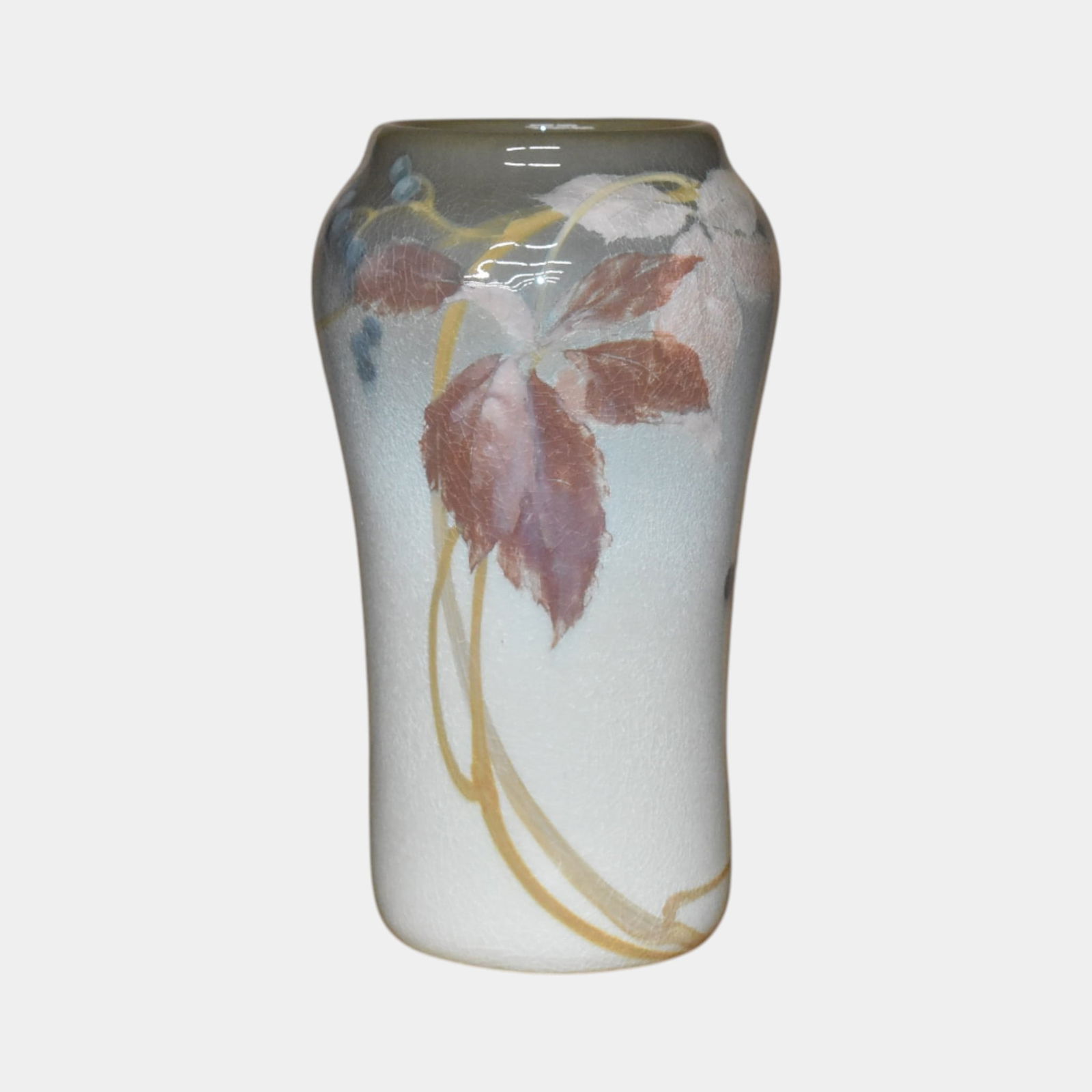 Rookwood 1905 Vintage Art Pottery Iris Glaze Leaf Berry Vase 935D Rothenbusch (1 of 6)