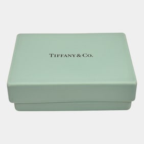 Tiffany & Co Art Pottery Fine Bone China Blue Trinket Box