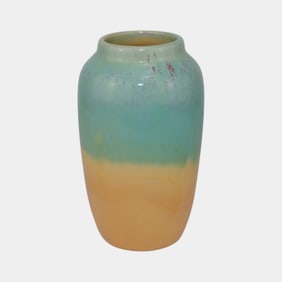 Weller Vintage Arts and Crafts Pottery Two Tone Glaze Variant Ceramic Vase