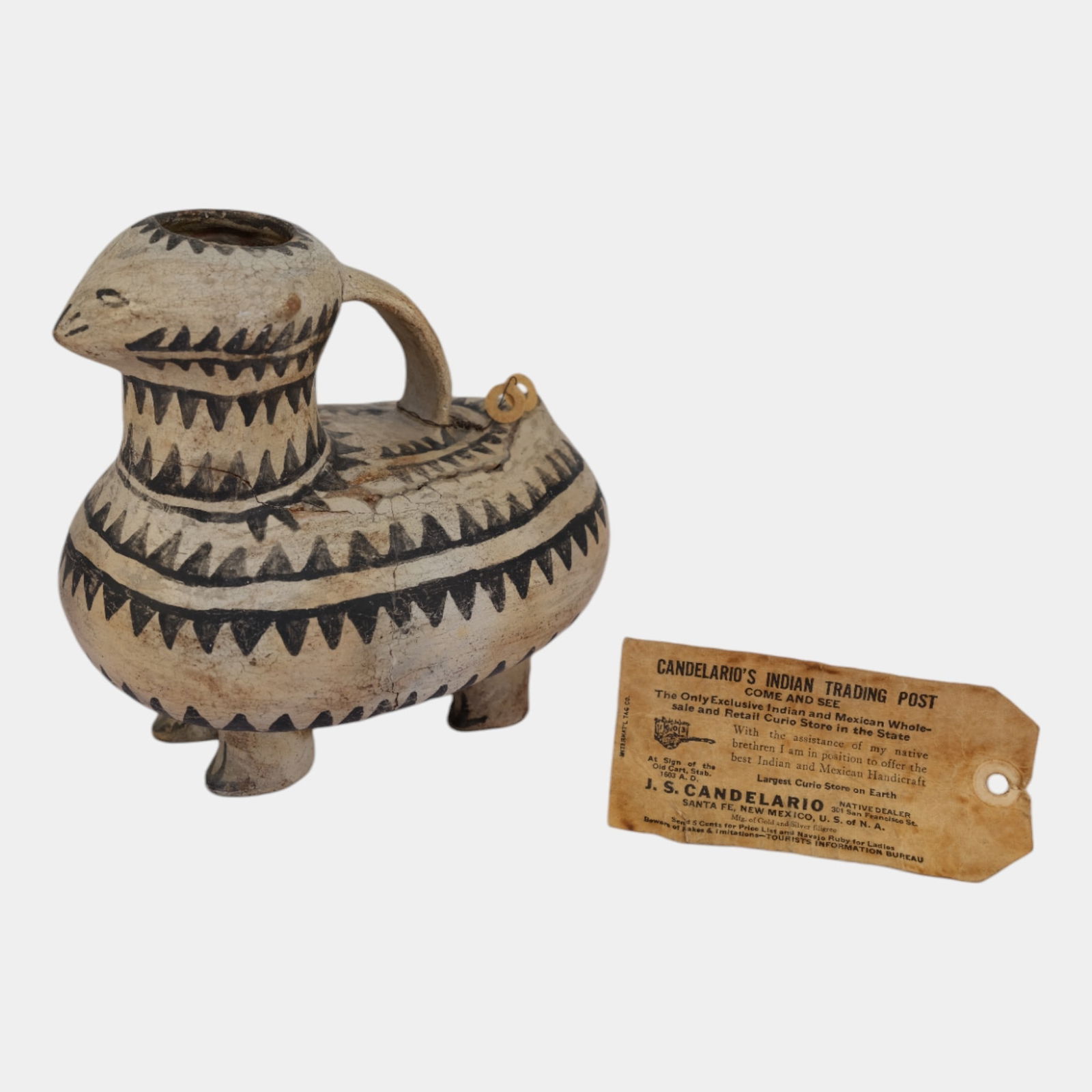 Anasazi Ancestral Puebloan Southwest Native American Effigy Vessel (1 of 11)
