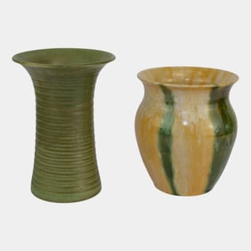 Rushmore Black Hills South Dakota Pottery Hand Thrown Ceramic Vases
