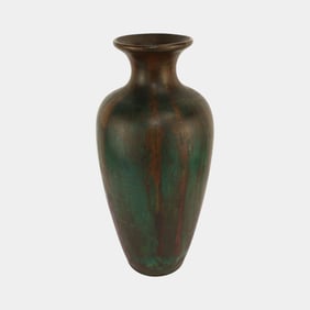 Clewell Copper Clad Vintage Art Pottery Tall Vase 378-2-6