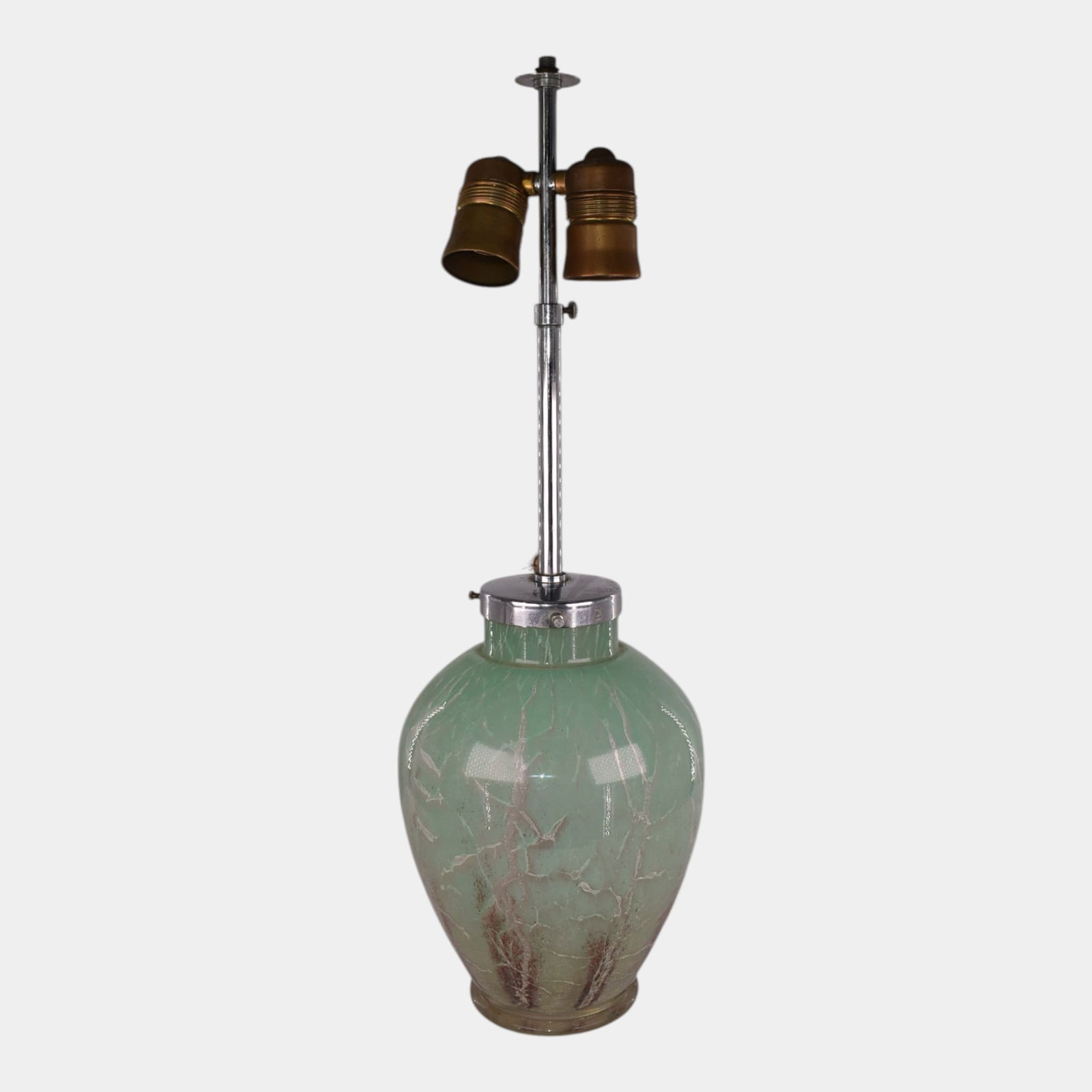 WMF Ikora German Vintage Green Art Deco Glass Lamp (1 of 7)