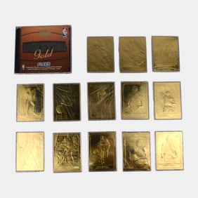 Fleer 23KT Gold RC Rookie Card Reprints Including Michael Jordan