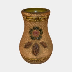 Roseville Mostique Gray Vintage Art Pottery Ceramic Vase 22-10