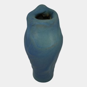 Van Briggle 1920s Vintage Art Pottery Blue Lorelei Ceramic Vase