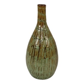 Vintage Cole Carolina Art Pottery Ceramic Bottle Vase