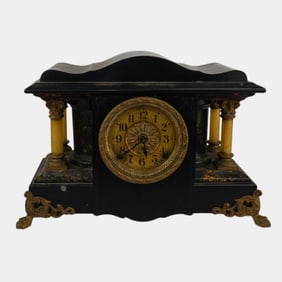 Seth Thomas Larkin 35 New Sucile Shasta Adamantine Mantle Clock