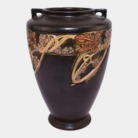 Roseville Rosecraft Vintage 1925 Vintage Art Pottery Ceramic Vase 178-8