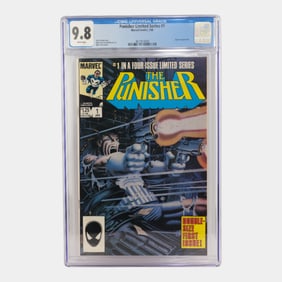 Punisher Limited Series #1 CGC 9.8 White Pages Key Comic Book Marvel Comics
