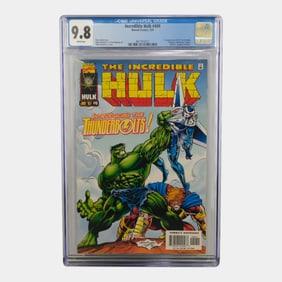 Incredible Hulk #449 CGC 9.8 White Pages 1st Thunderbolts Key Comic Marvel