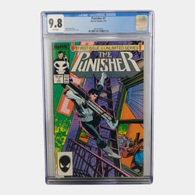 Punisher #1 CGC 9.8 White Pages Key Comic Marvel Comics