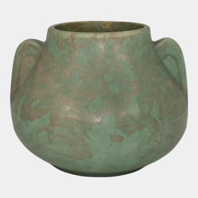 Brush McCoy 1930s Vintage Art Deco Pottery Vase