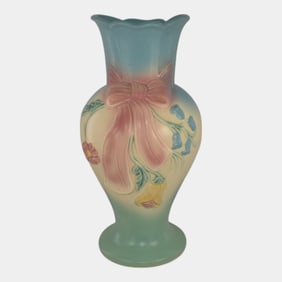 Hull Bow Knot 1930s Pottery Tall Vase B-14-12