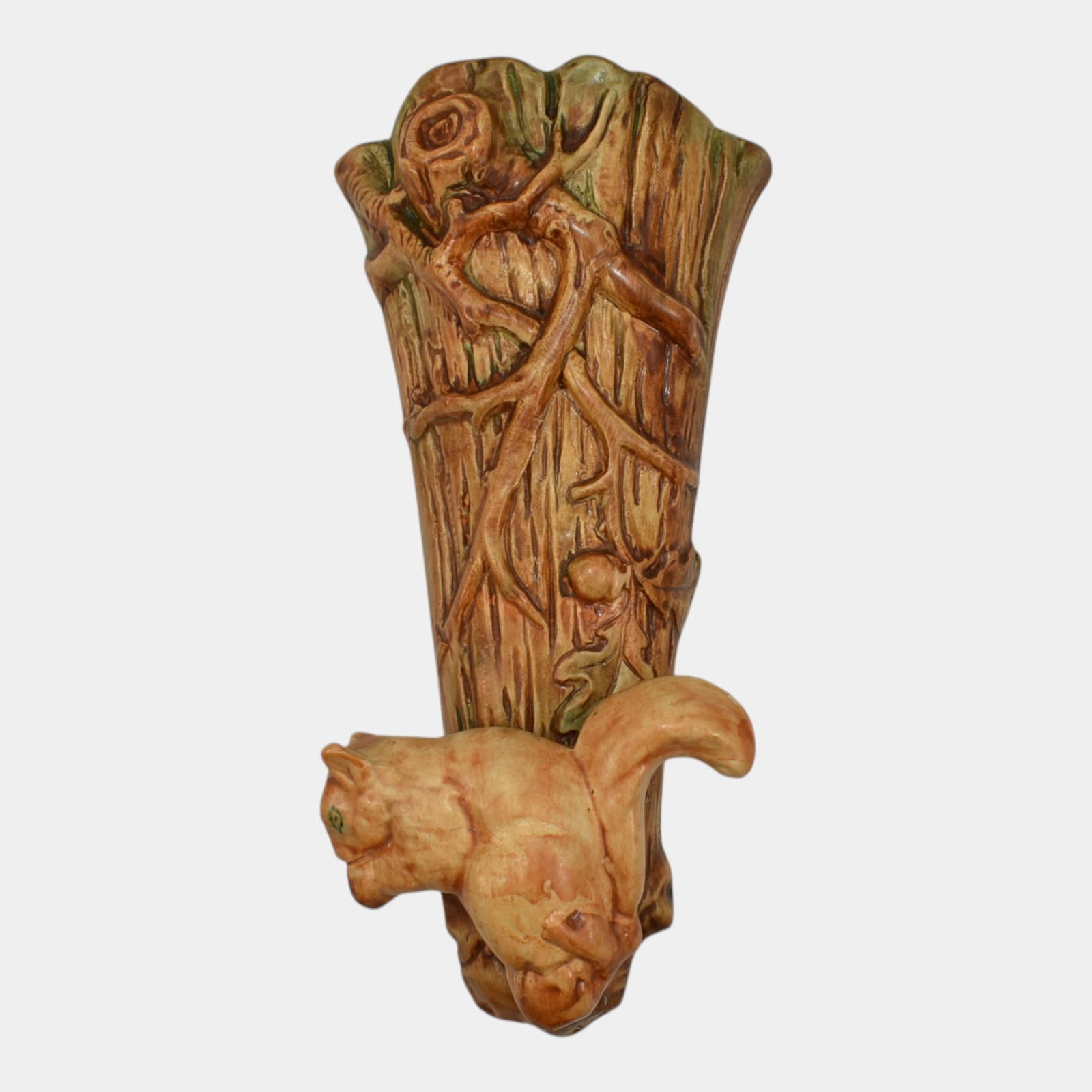 Weller Woodcraft Brown Squirrel Wall Pocket (1 of 6)