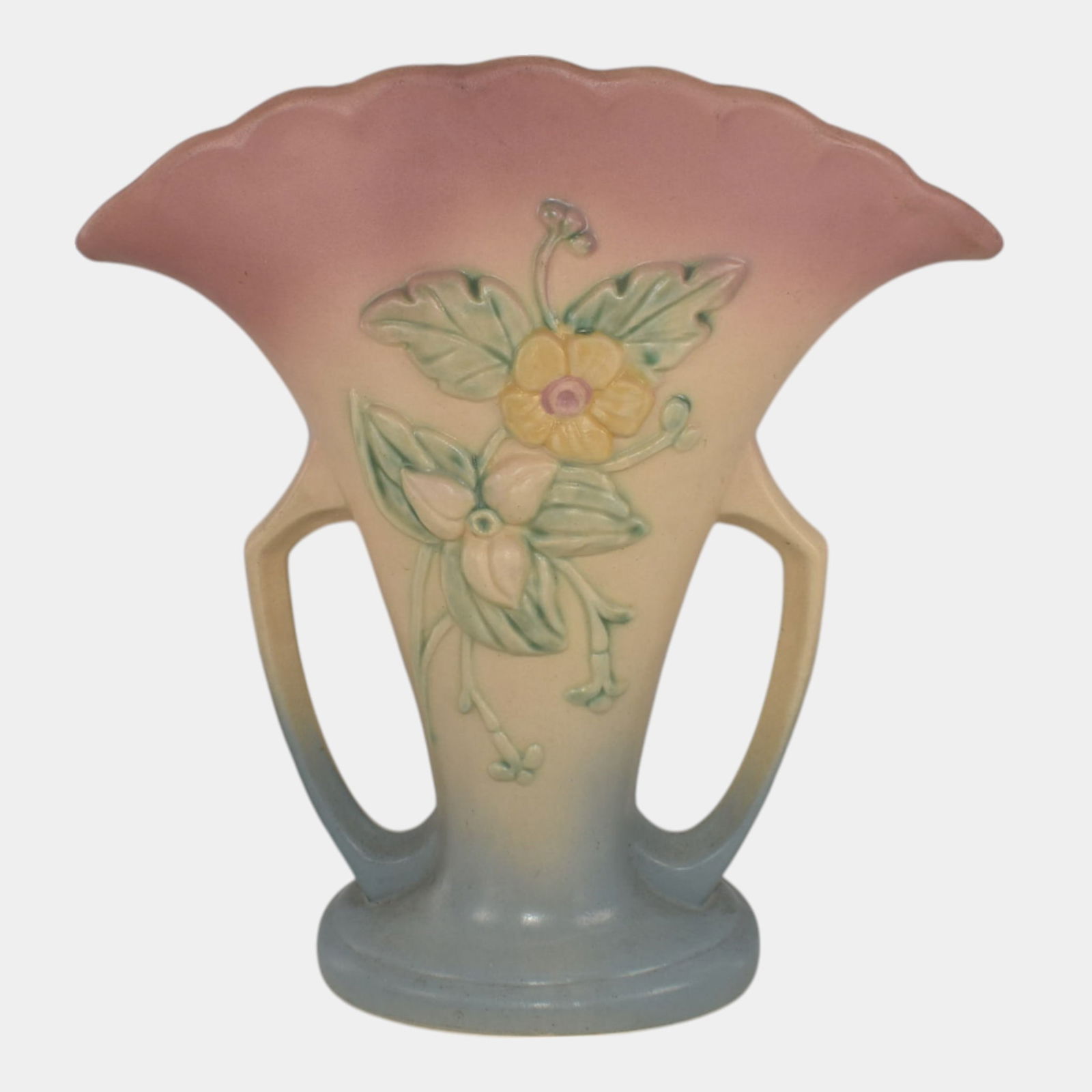 Hull Pottery Wildflower Fan Vase W-15-10 (1 of 6)