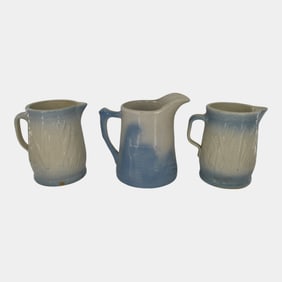Monmouth Pottery Old Sleepy Eye Native American Pitchers