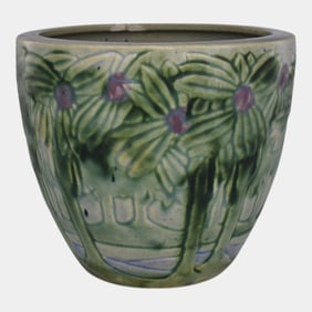 Roseville Vista 1920 Vintage Pottery Jardiniere Planter 589-6