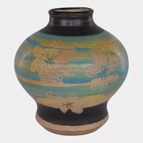 Welsh Pacific Stoneware Vintage Art Pottery Ceramic Vase