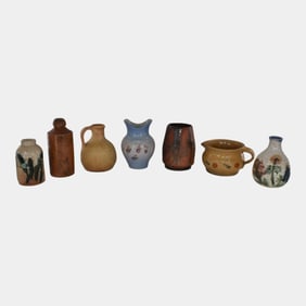 Vintage Art Pottery Vases Pitchers And Bottles