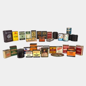 Vintage Assortment Of Spice Tins