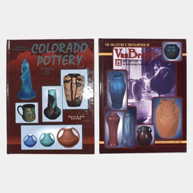 Set of 2 Colorado Van Briggle Art Pottery Books