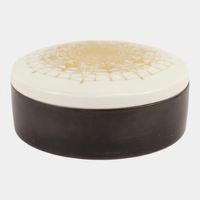 Rosenthal Studio Linie Porcelain Geometric Lidded Dish Hans Theo Baumann