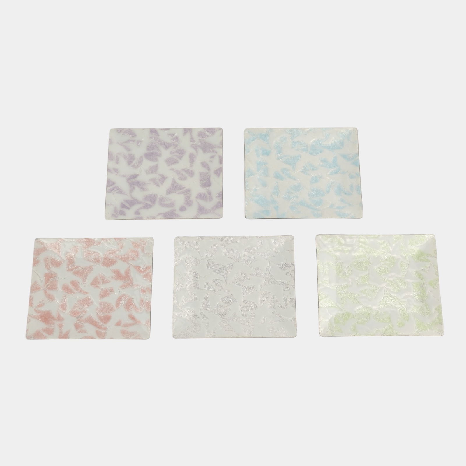 Tutanka Japanese Cloisonne Enameled Five Colorful Dishes with Original Box (1 of 5)