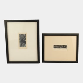 Rudy Pozzatti (American, 1925-2021) Limited Edition Framed Lithographs