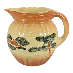 Roseville Early Ware 1910-16 Vintage Art Pottery Ceramic Landscape Pitcher