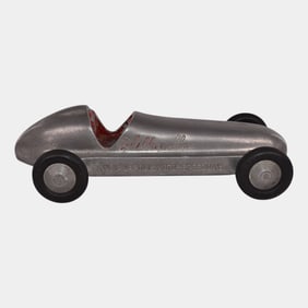Aluminum 1947 Indianapolis Motor Speedway Wilbur Shaw Racer Indy Car Toy