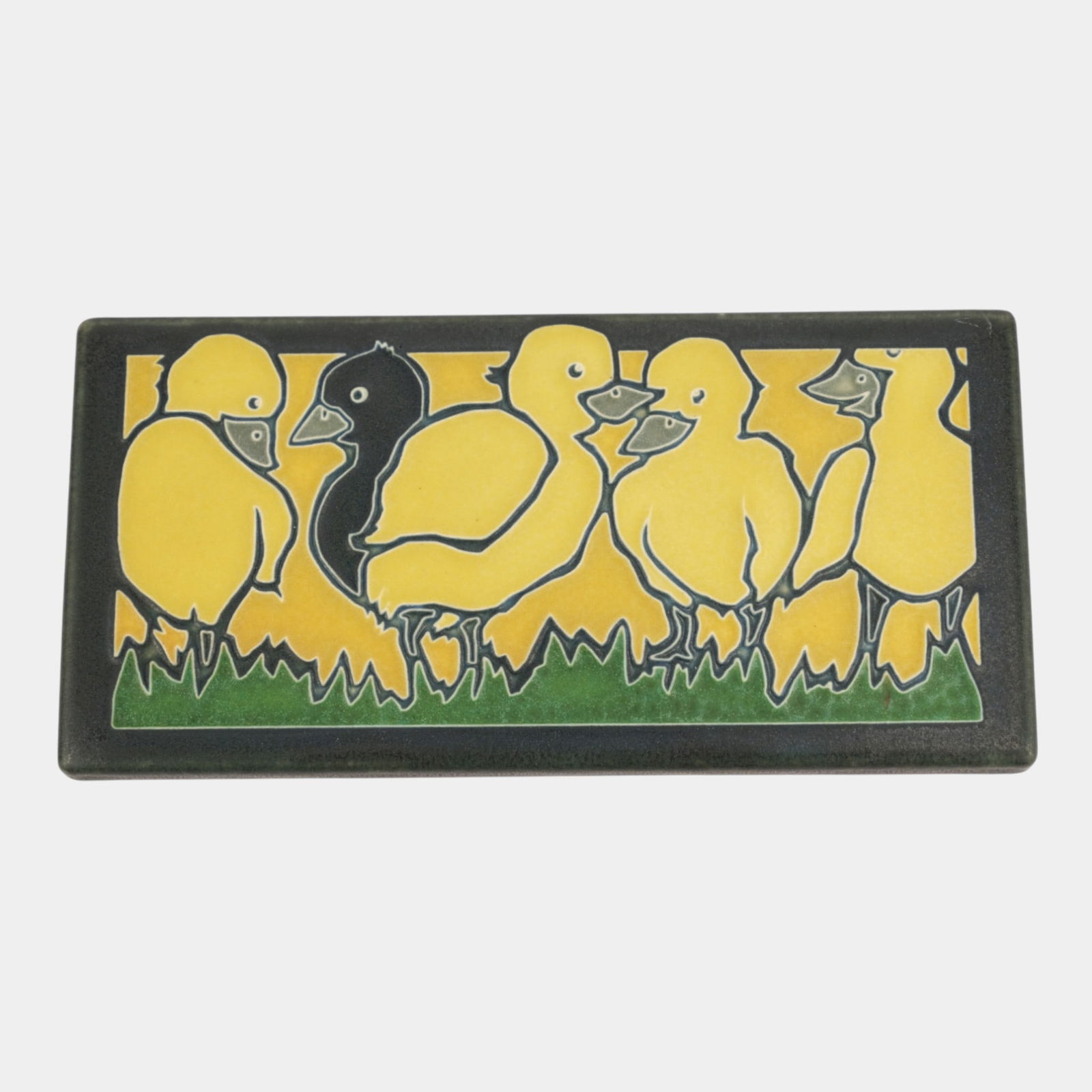 Motawi Tileworks 2023 Hand Made Art Pottery Ugly Duckling Tile SEG Style: We offer in house shipping on all items. Plus spend $2000 on winning bids on qualified items and your shipping is free. Motawi Tileworks 2023 Hand Made Art Pottery Ugly Duckling Tile SEG Style Motawi