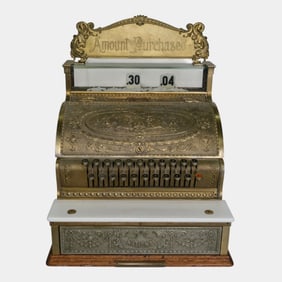 National Cash Register Model 452 Gilded Case Designed By Tiffany & Co Jewelry