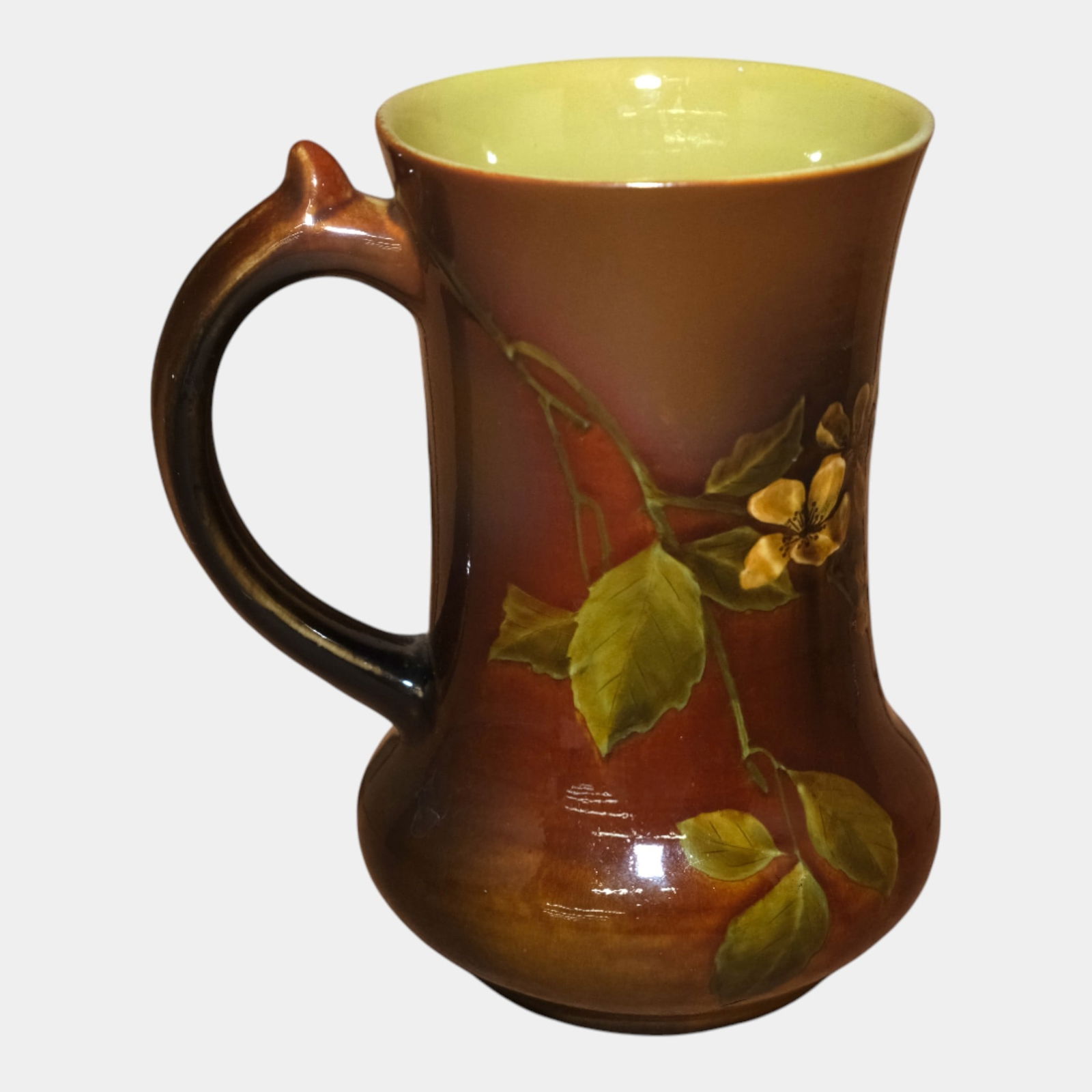 Rookwood 1890 Vintage Art Pottery Standard Glaze Ceramic Floral Mug 461 Abel (1 of 7)
