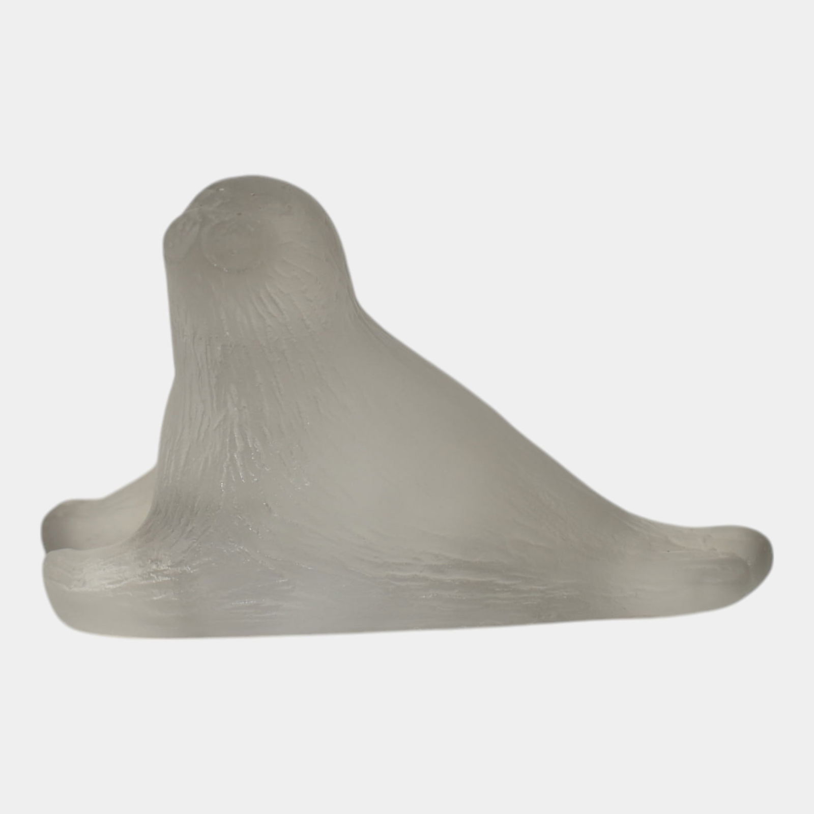 Daum Nancy France Pate De Verre Art Glass Clear Frosted Crystal Seal Figurine: We offer in house shipping on all items. Plus spend $2000 on winning bids on qualified items and your shipping is free. Daum Nancy France Pate De Verre Art Glass Clear Frosted Crystal Seal Figurine S