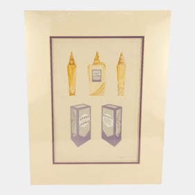 Louise Bauer (American, 1914-2008) Whimsical Mid-Century Commercial Design Study